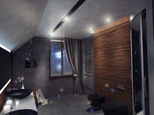 modern bathroom 3Dモデル