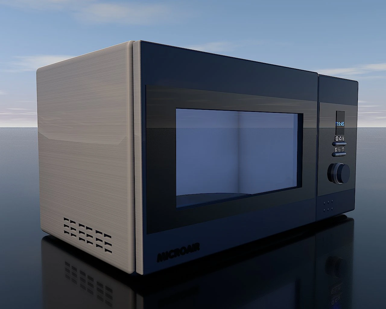 microwave 3D Model .c4d .max .obj .3ds .fbx .stl .blend 