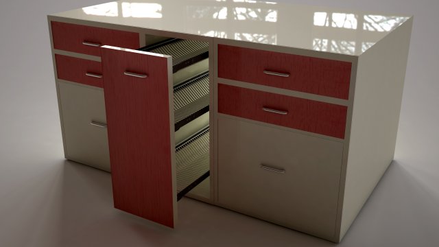 kitchen cabinet Modèle 3D .c4d .max .obj .3ds .fbx .stl .blend 