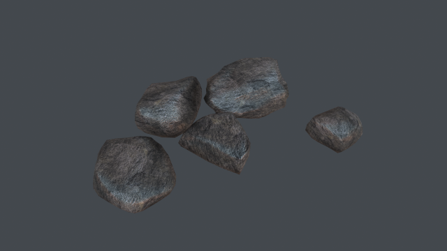 rock Modelo 3D .c4d .max .obj .3ds .fbx .stl .blend 