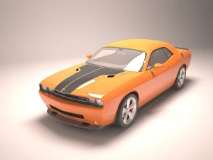 चकमा चैलेंजर srt8 3D मॉडल