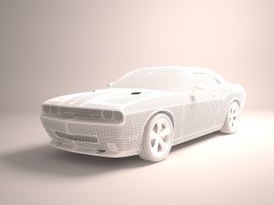 dodge challenger srt8 3D Модель