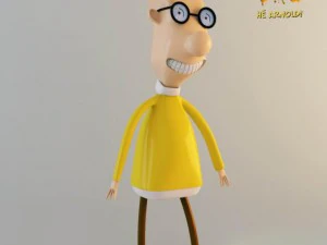 hey arnold brainy 3D Model