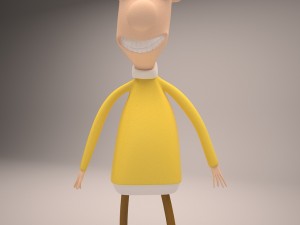 hey arnold brainy 3D Model