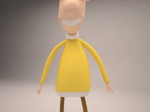 hey arnold brainy 3D Model