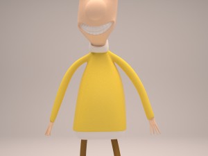 hey arnold brainy 3D Model