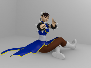 street fighter - chun-li Modèle 3D