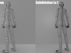 simple low-poly base mesh - male version 3D Model