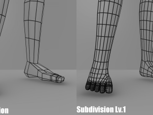 simple low-poly base mesh - male version 3D Model