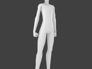 simple low-poly base mesh - couple-pack 3D Model