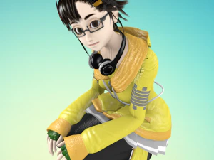 game character - otohime 3D Model