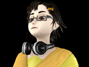 game character - otohime 3D Model