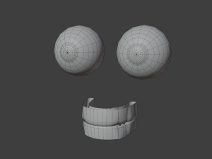Stylized humanoid base mesh - female Modèle 3D