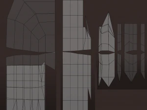 polly - low poly anime character 3D Model