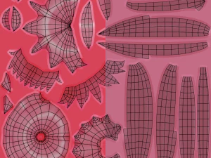 hotaru - personaje de anime 3d de baja poli Modelo 3D