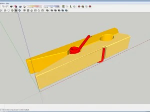 wooden clothespin 3D Model