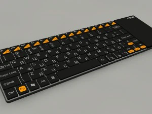 キーボード Rapoo e2700 3Dモデル