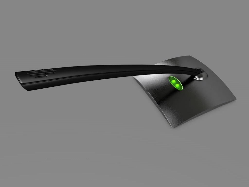 logitech usb desktop microphone 3D Model .c4d .max .obj .3ds .fbx .stl .blend