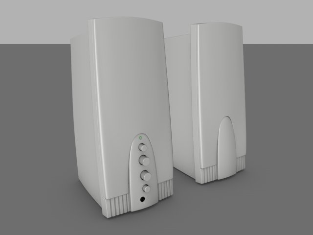speakers genius sp-g16 3D Model .c4d .max .obj .3ds .fbx .stl .blend 