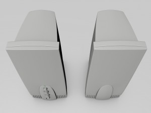 speakers genius sp-g16 3D Model