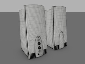 speakers genius sp-g16 3D Model