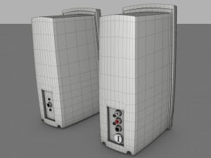 speakers genius sp-g16 3D Model