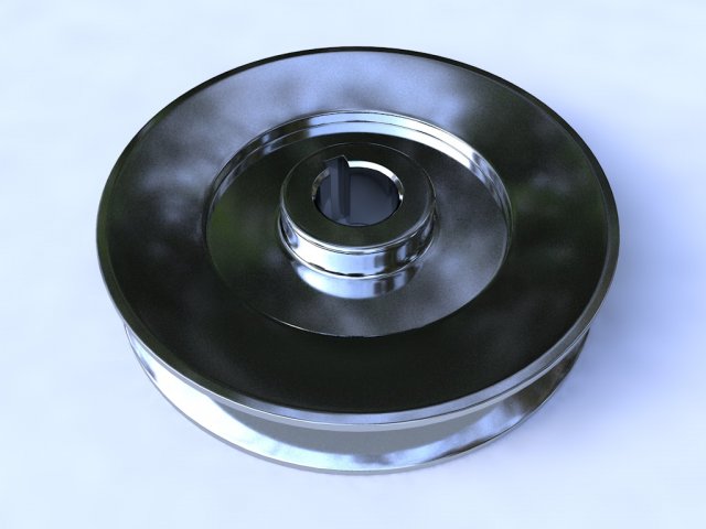 pulley Modello 3D .c4d .max .obj .3ds .fbx .stl .blend 