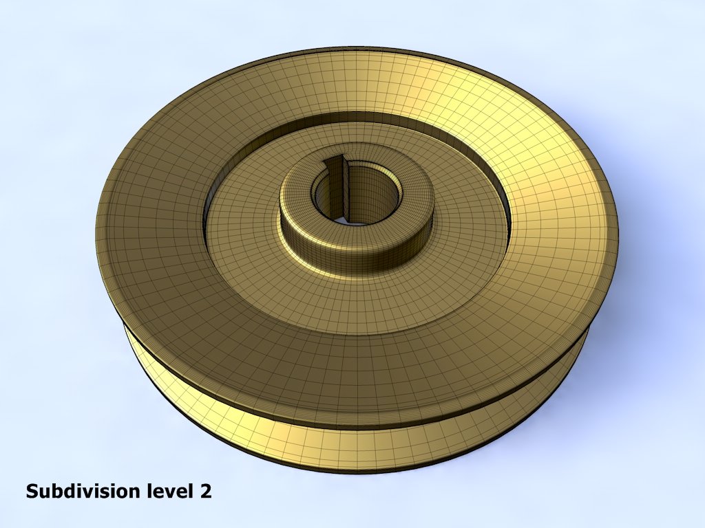 Шкив 3d модель