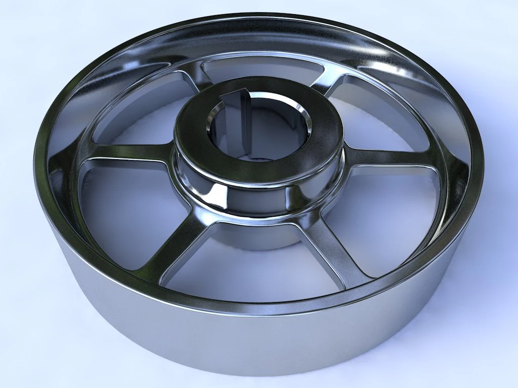pulley 3D Model .c4d .max .obj .3ds .fbx .stl .blend 