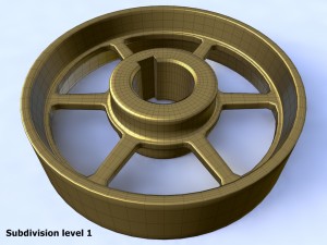 pulley Model 3D