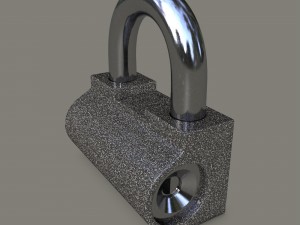 padlock 3D Model