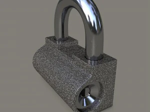 padlock 3D Model