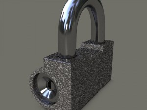 padlock 3D Model