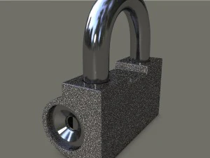 padlock 3D Model