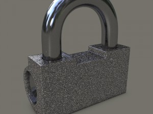 padlock 3D Model