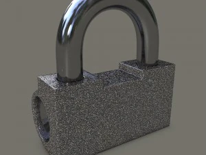 padlock 3D Model