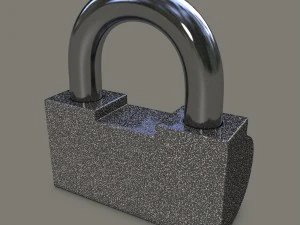 padlock 3D Model