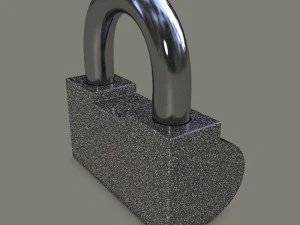 padlock 3D Model
