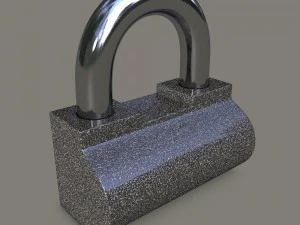 padlock 3D Model