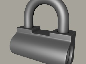 padlock 3D Model