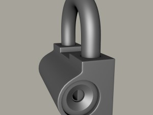padlock 3D Model