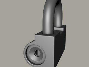 padlock 3D Model