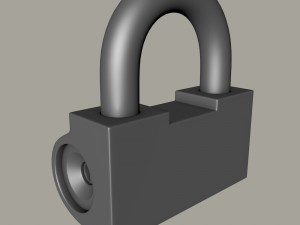 padlock 3D Model