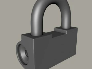 padlock 3D Model
