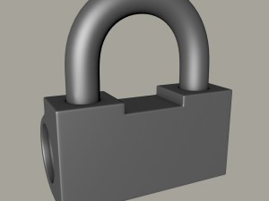 padlock 3D Model