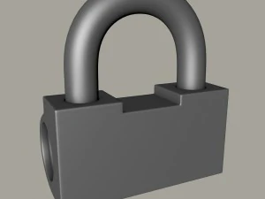 padlock 3D Model