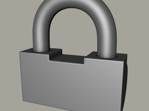 padlock 3D Model