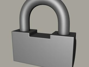 padlock 3D Model
