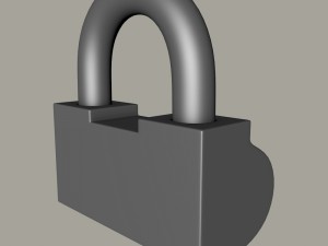 padlock 3D Model