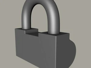 padlock 3D Model